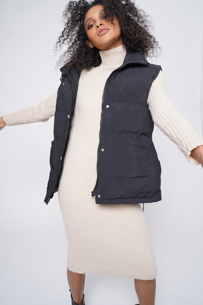 Puffer Vest - Black