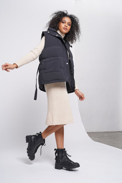 Puffer Vest - Black