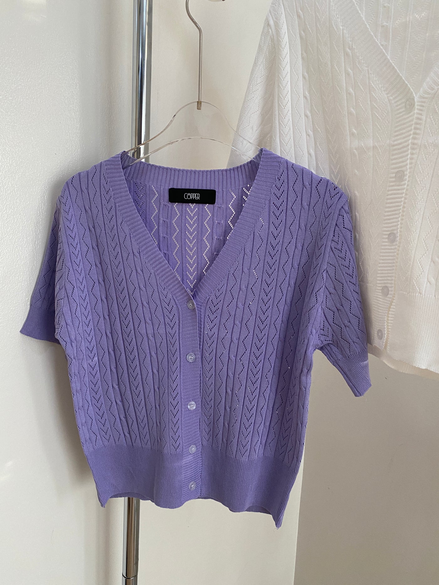Button Front Knit Tops