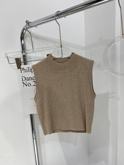Knitted Crop Tank Top