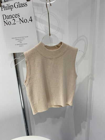 Knitted Crop Tank Top