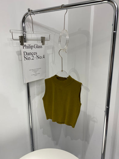 Knitted Crop Tank Top