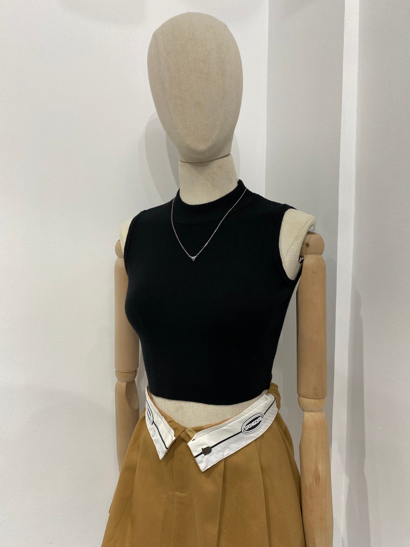 Knitted Crop Tank Top