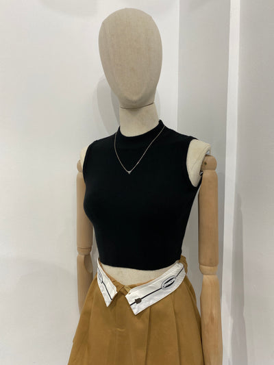 Knitted Crop Tank Top