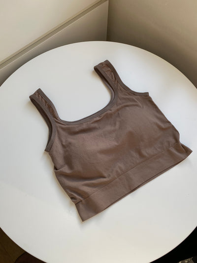 She’s Got It Cropped Tank Top - Cedar