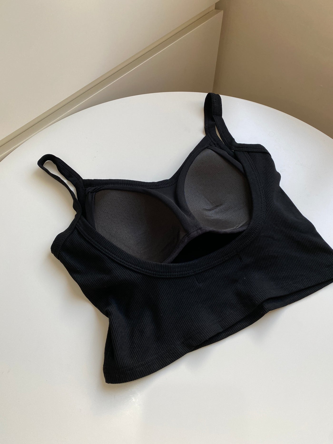 Late Night Call Low Back Cami Top - Black