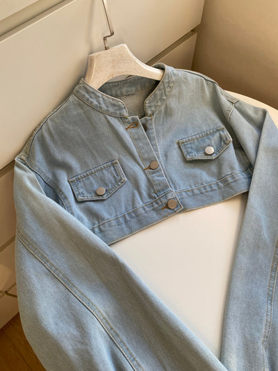 Cropped Denim Jacket