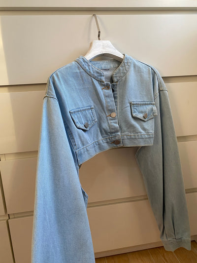 Cropped Denim Jacket