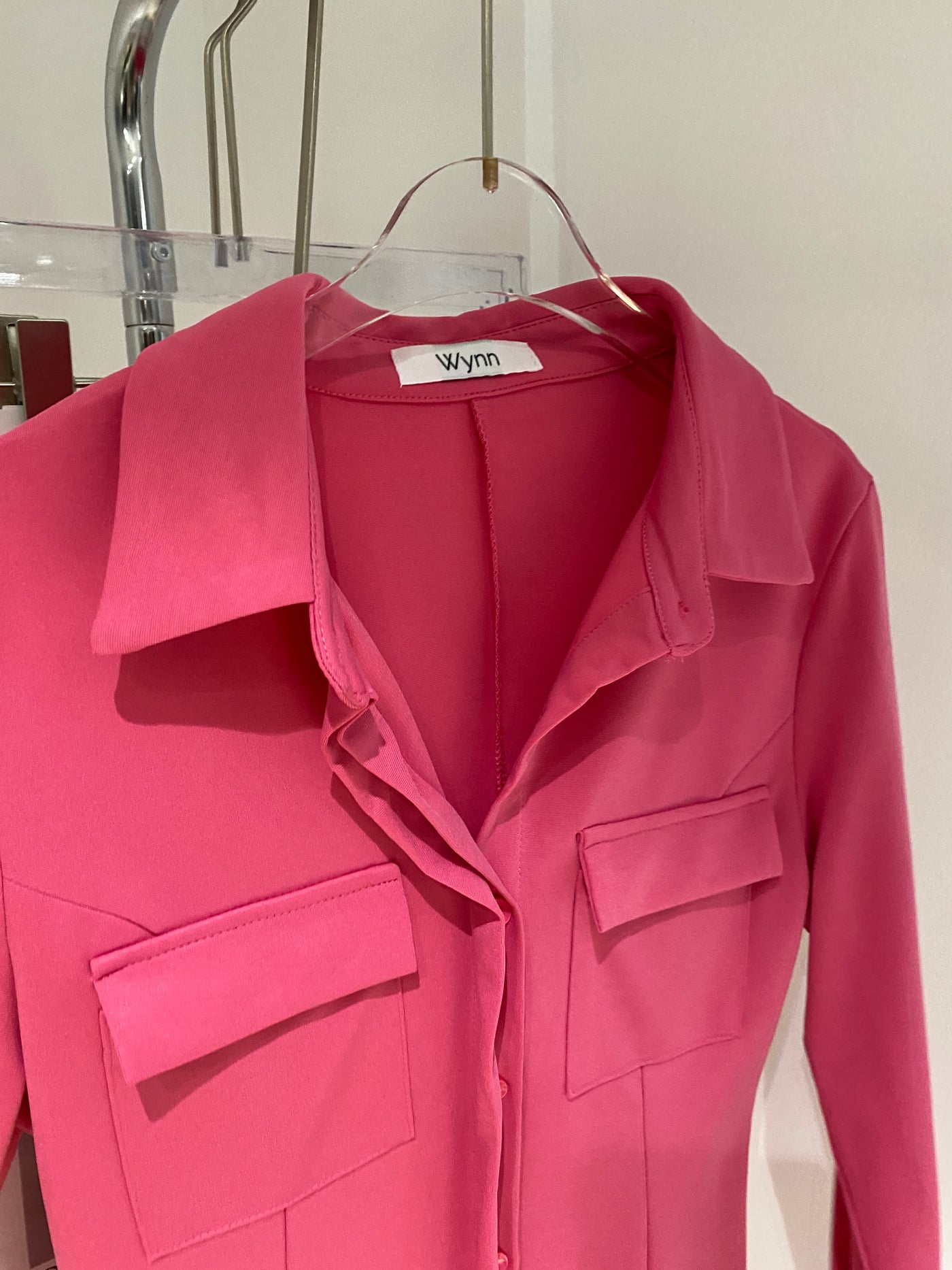 A-Line Shirt Dress - Punch