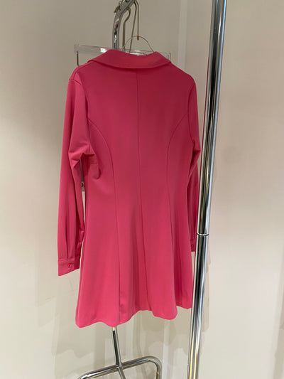 A-Line Shirt Dress - Punch