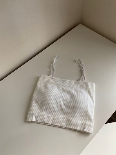 Make It Last Crop Top - White
