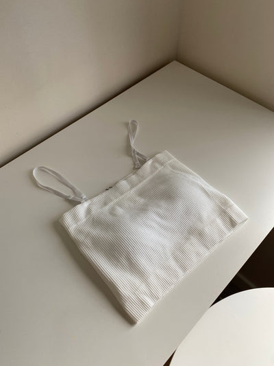 Make It Last Crop Top - White