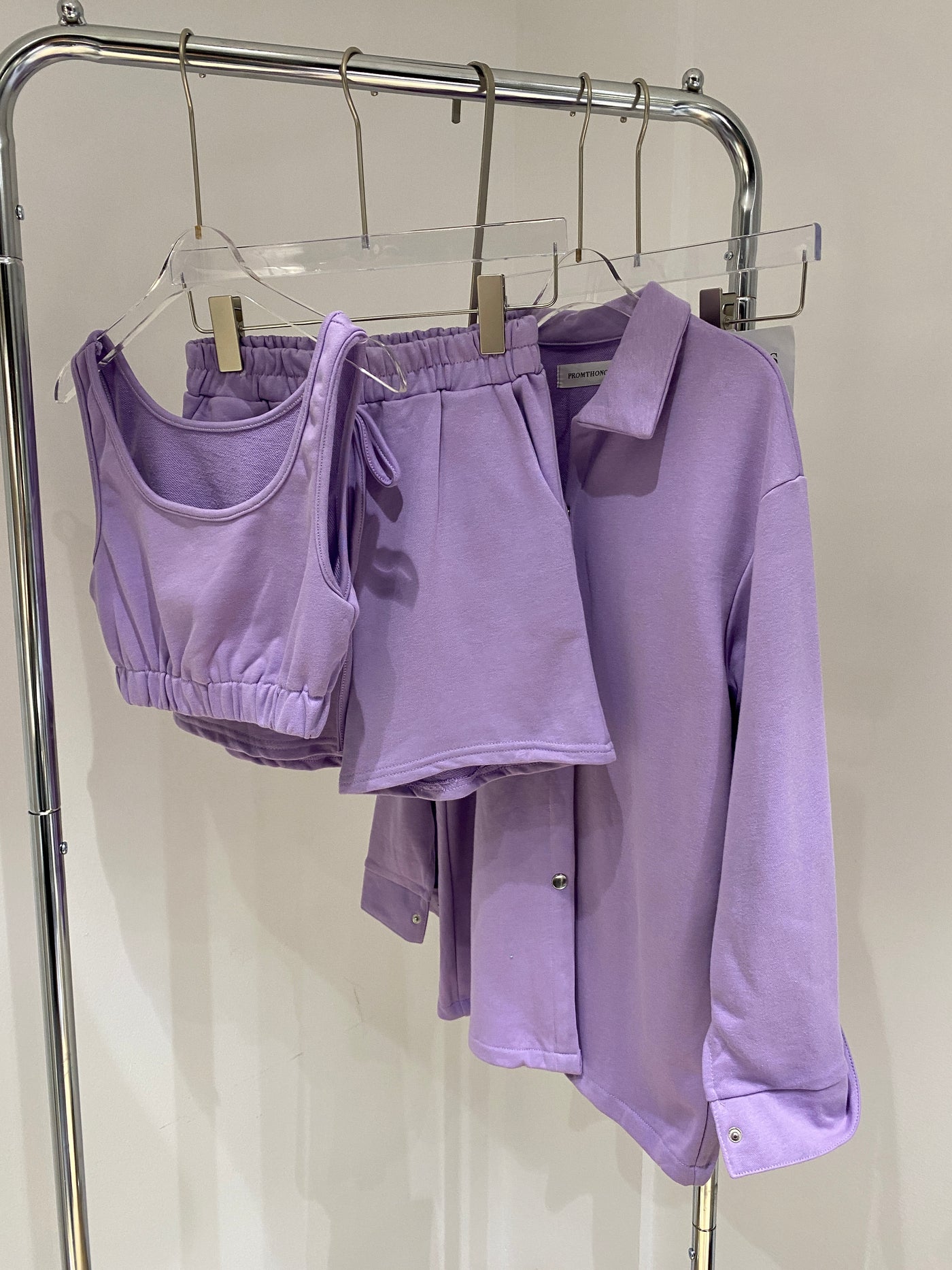 3-Piece Loungewear Co-ord Set - Orchid