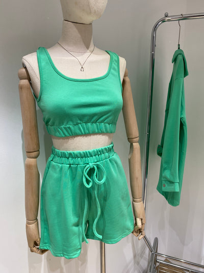 3-Piece Loungewear Co-ord Set - Mint