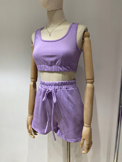 2-Piece Loungewear Co-ord Set - Orchid