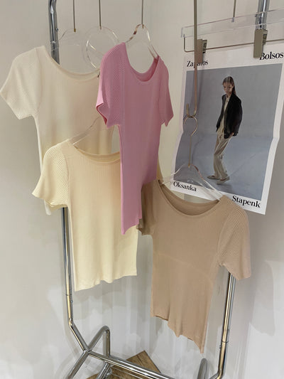Basic Ribbed Tees