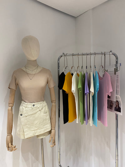 Basic Ribbed Tees