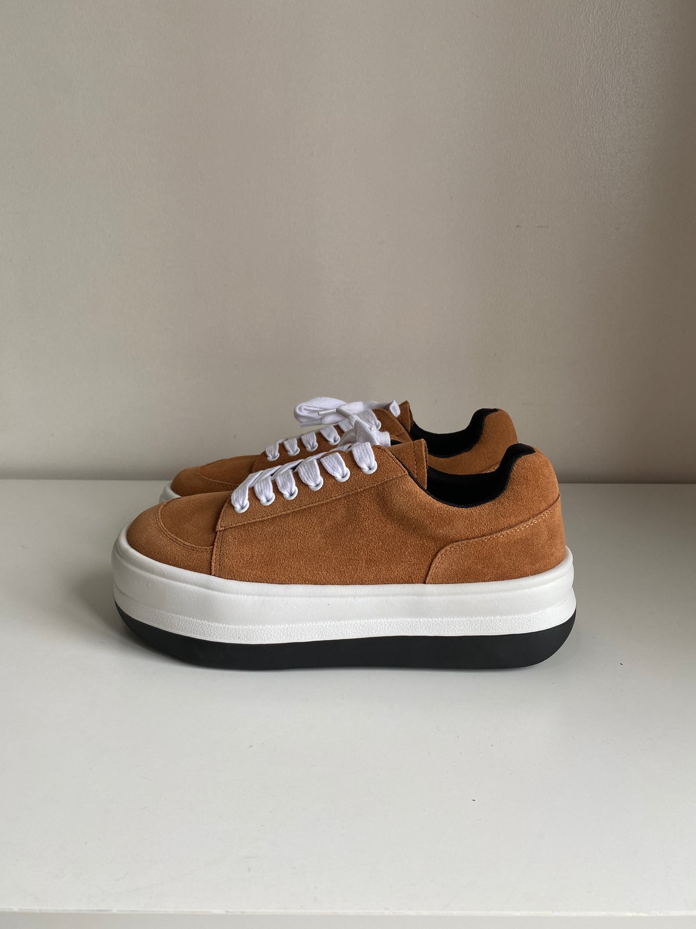Chunky Sole Sneakers - Pecan