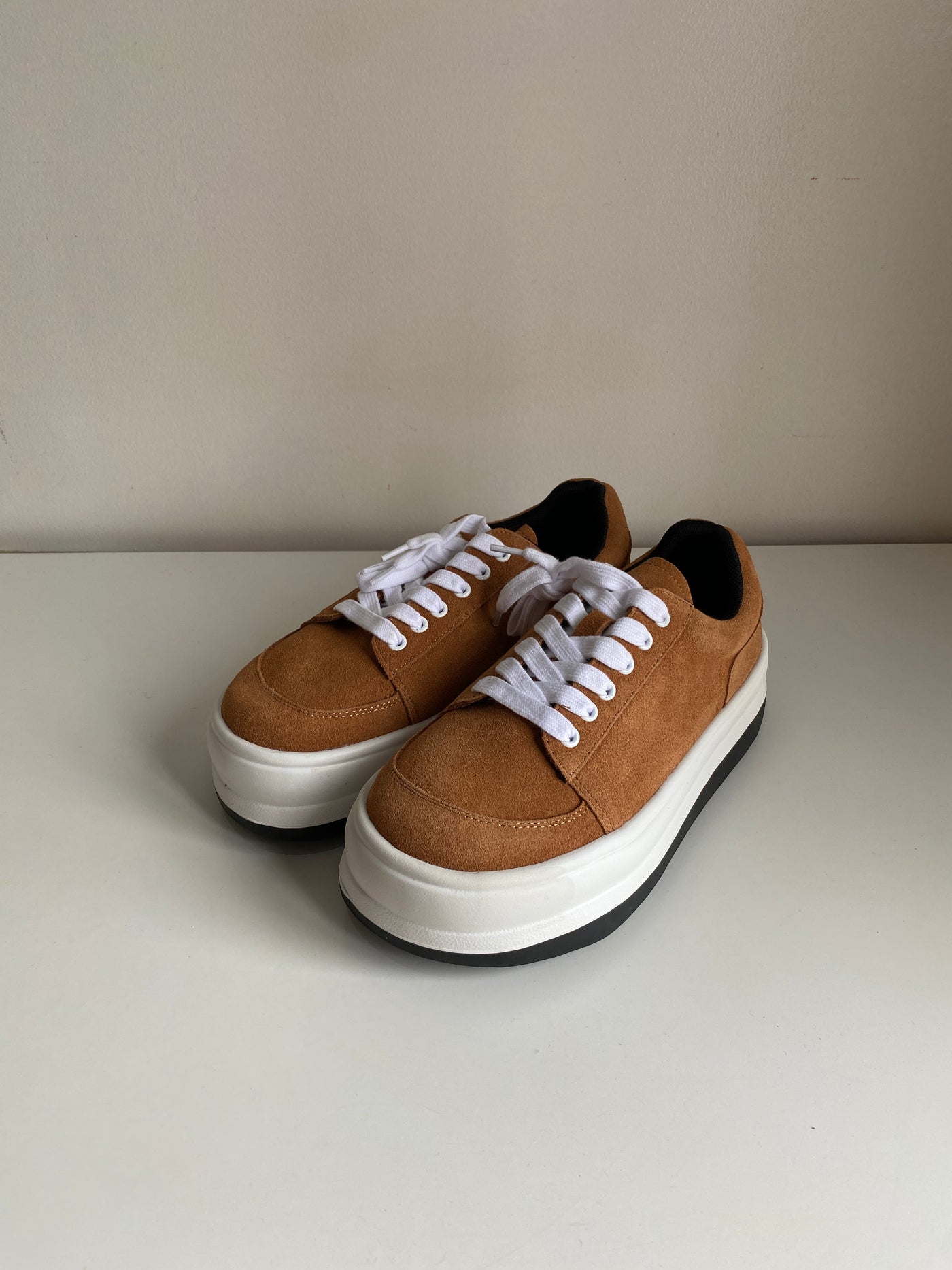 Chunky Sole Sneakers - Pecan