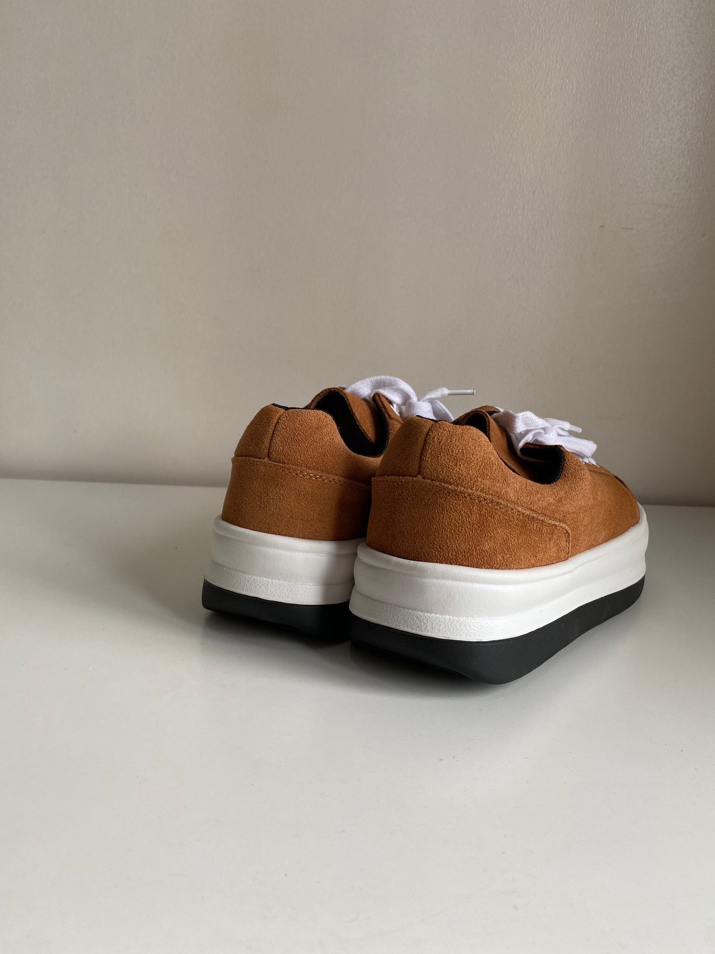 Chunky Sole Sneakers - Pecan