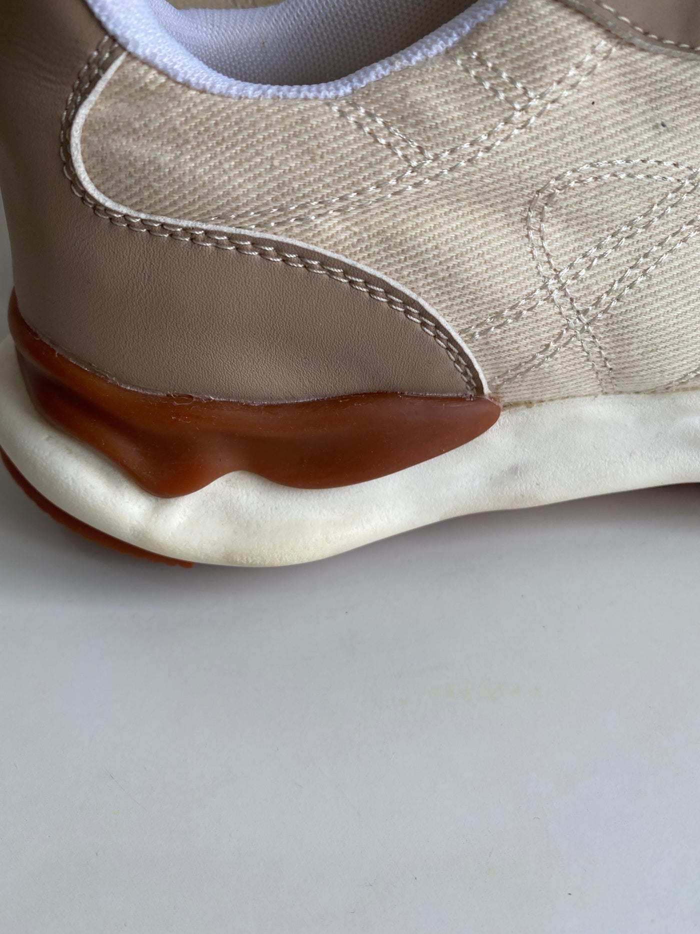Chunky Sole Sneakers - Nude