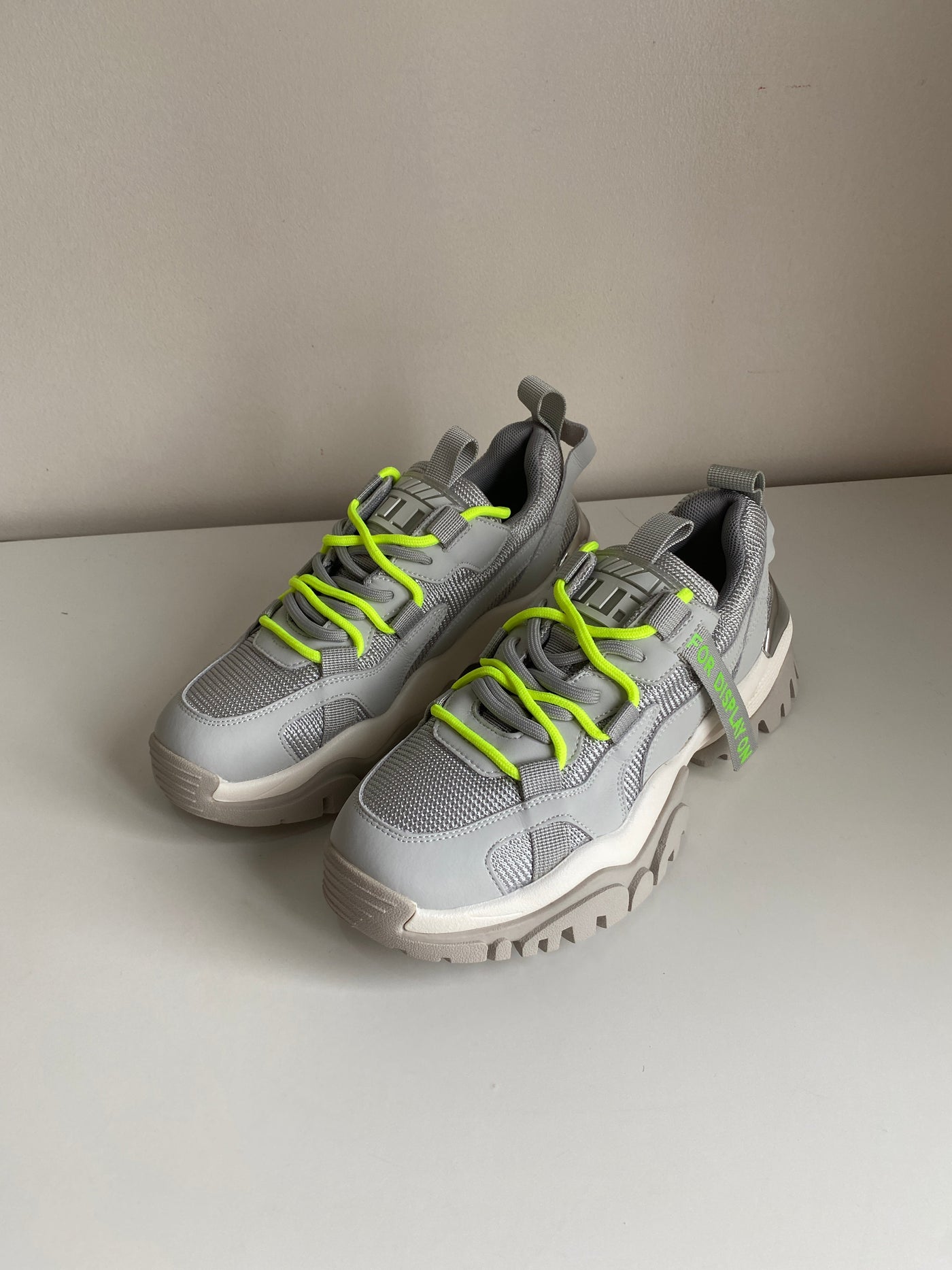 Chunky Sole Dad Sneakers - Slate
