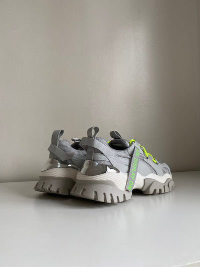 Chunky Sole Dad Sneakers - Slate