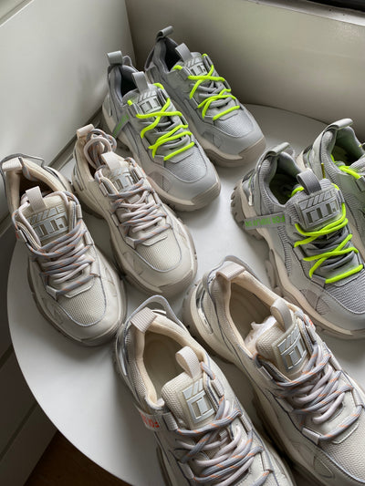 Chunky Sole Dad Sneakers - Slate
