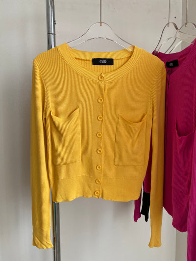 Ribbed Knit Cardigan - Mango