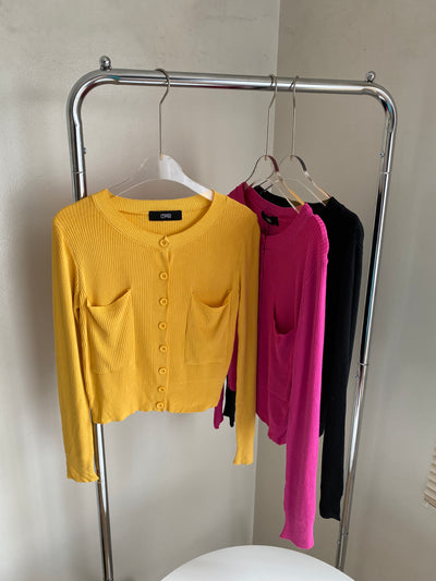 Ribbed Knit Cardigan - Mango