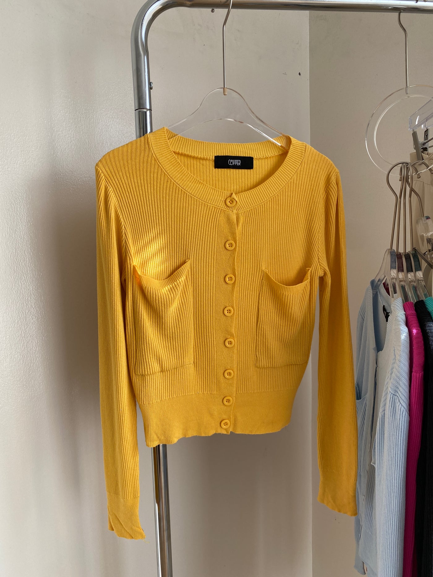 Ribbed Knit Cardigan - Mango
