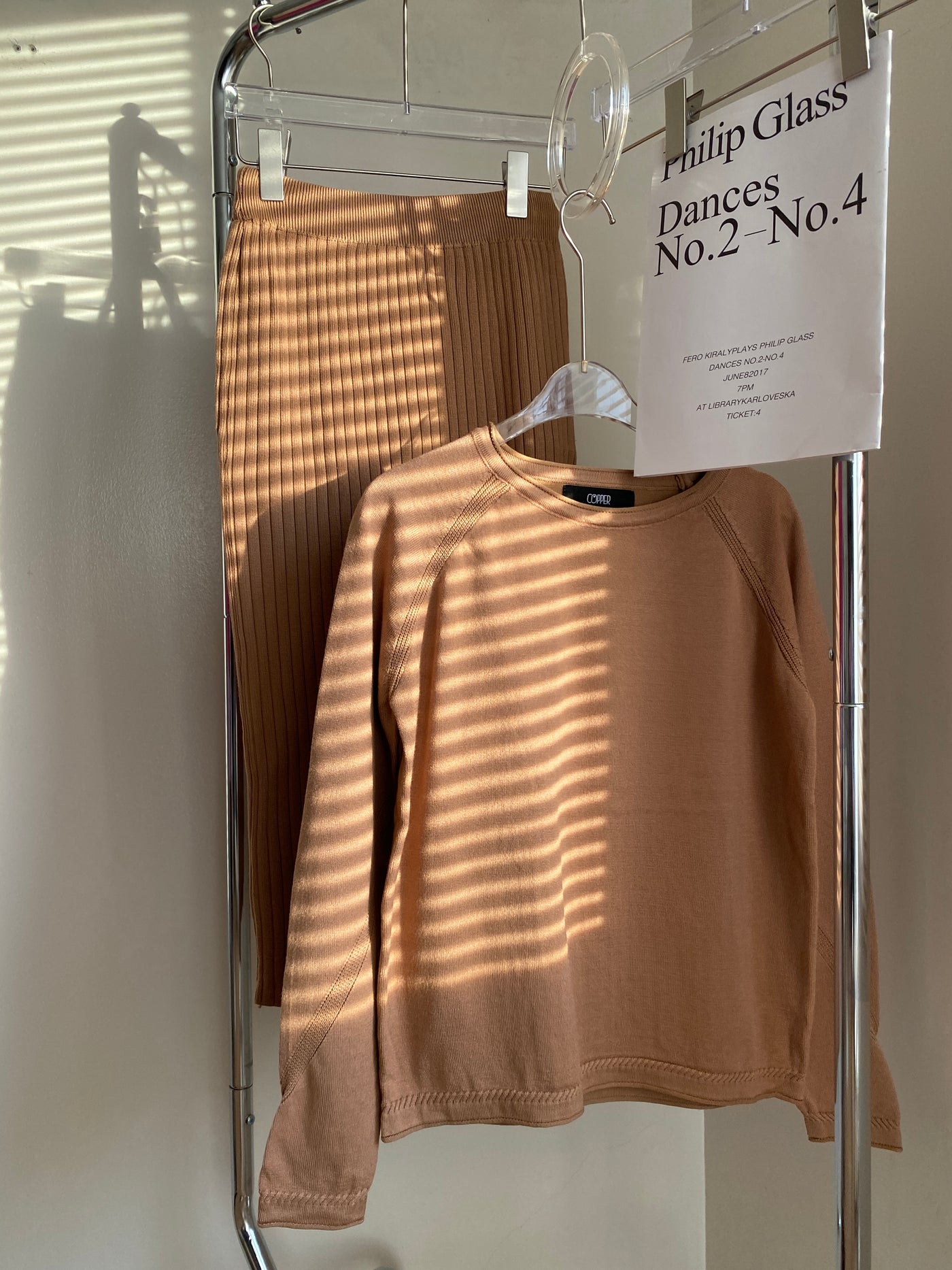 Knit Sweater and Midi Skirt Co-ord Set