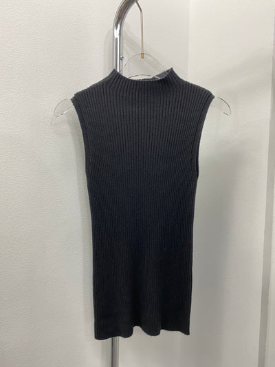 Mock Neck Sleeveless Tee