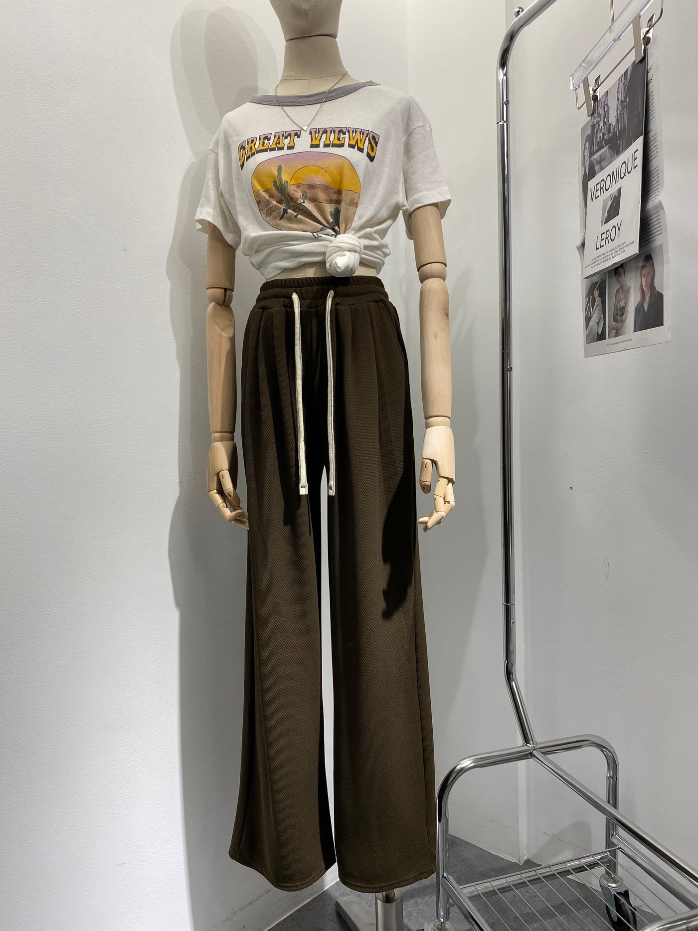 Baggy Pleated Sweatpants