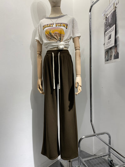 Baggy Pleated Sweatpants