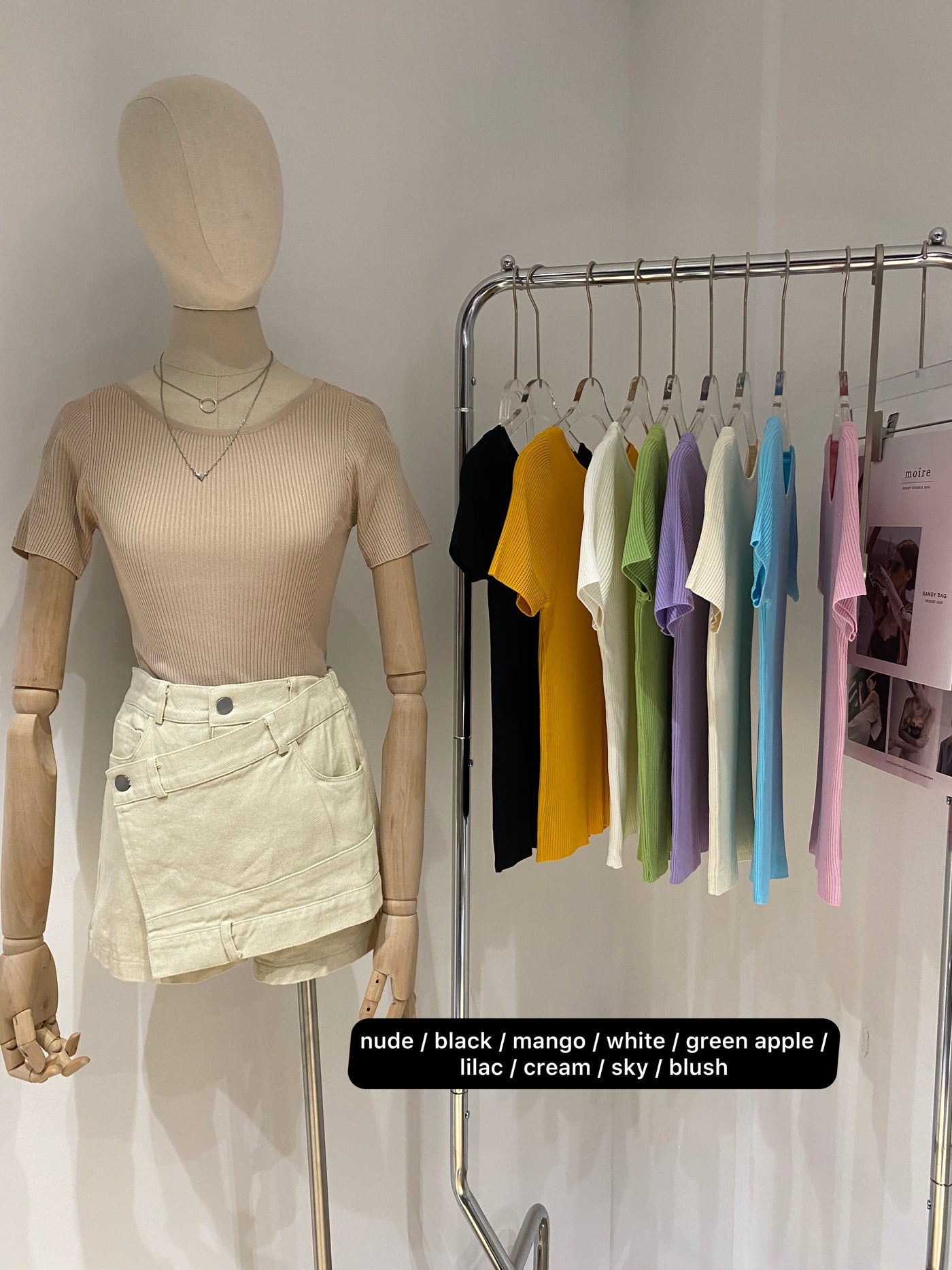 Basic Ribbed Tees