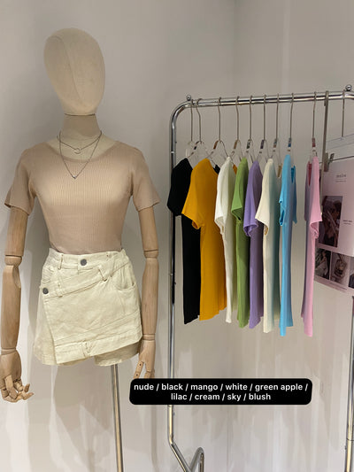 Basic Ribbed Tees