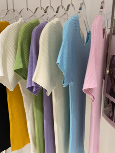 Basic Ribbed Tees