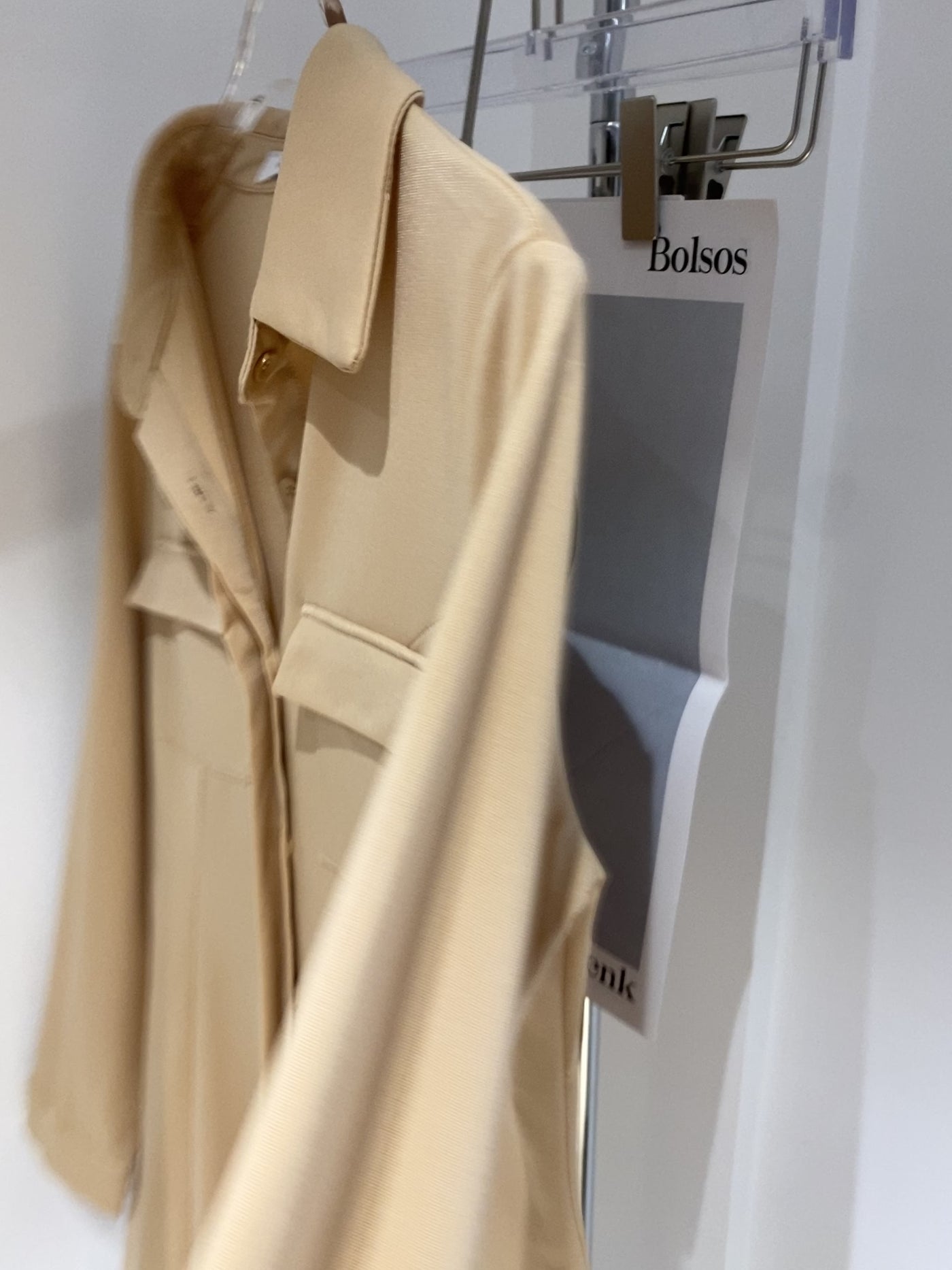 A-Line Shirt Dress - Nude