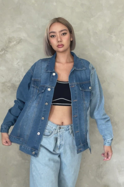 [GOOD JEANS] True To You Patchwork Denim Jacket