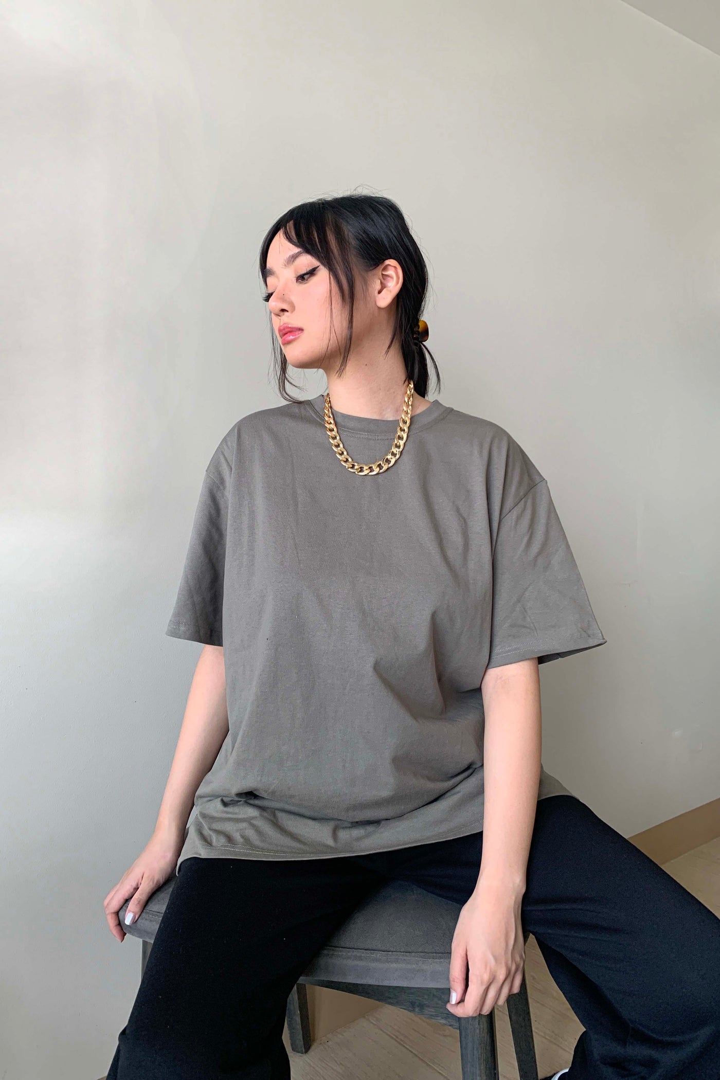 EVERYDAY Unisex Oversized Cotton T-Shirt in Hunter Green