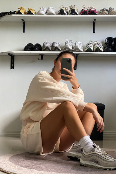 [EVERYDAY] Any Given Sunday Lounge Sweatshorts - Alabaster