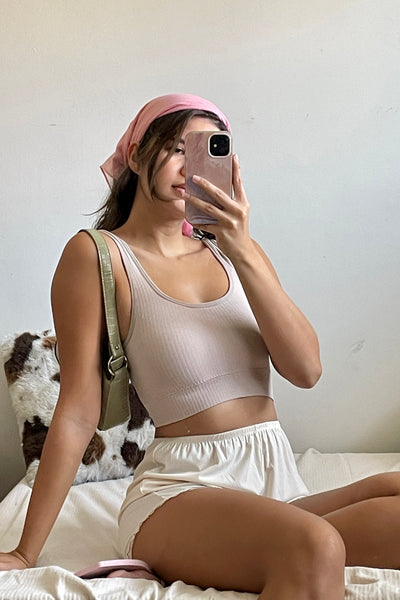 Breathe Easy Lace Trimmed Sleep Shorts - Eggshell