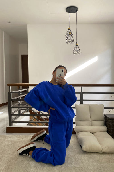[EVERYDAY] Don’t Sweat It Essential Jogger Pants - Cobalt Blue