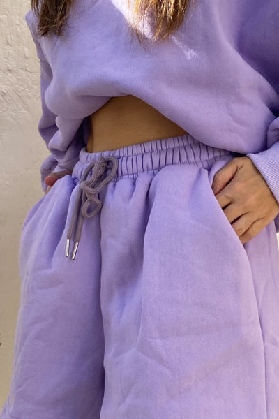 [EVERYDAY] Any Given Sunday Lounge Sweatshorts - Wild Wisteria