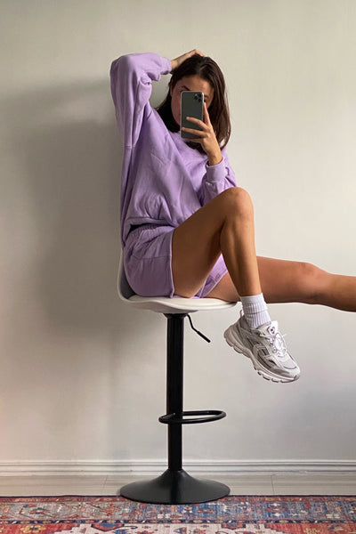 [EVERYDAY] Any Given Sunday Lounge Sweatshorts - Wild Wisteria