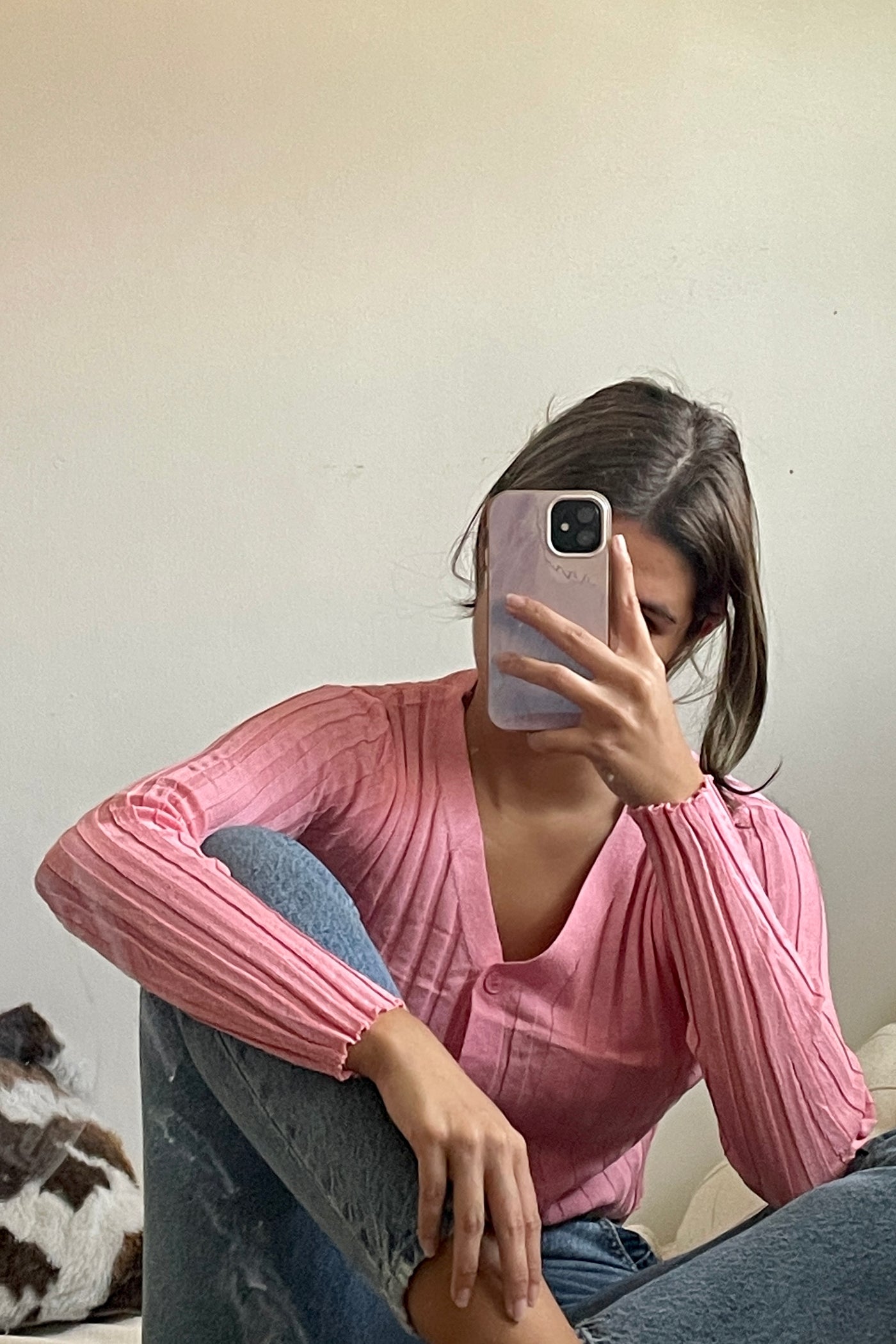 Easy Lover Lightweight Knit Cardigan - Raspberry