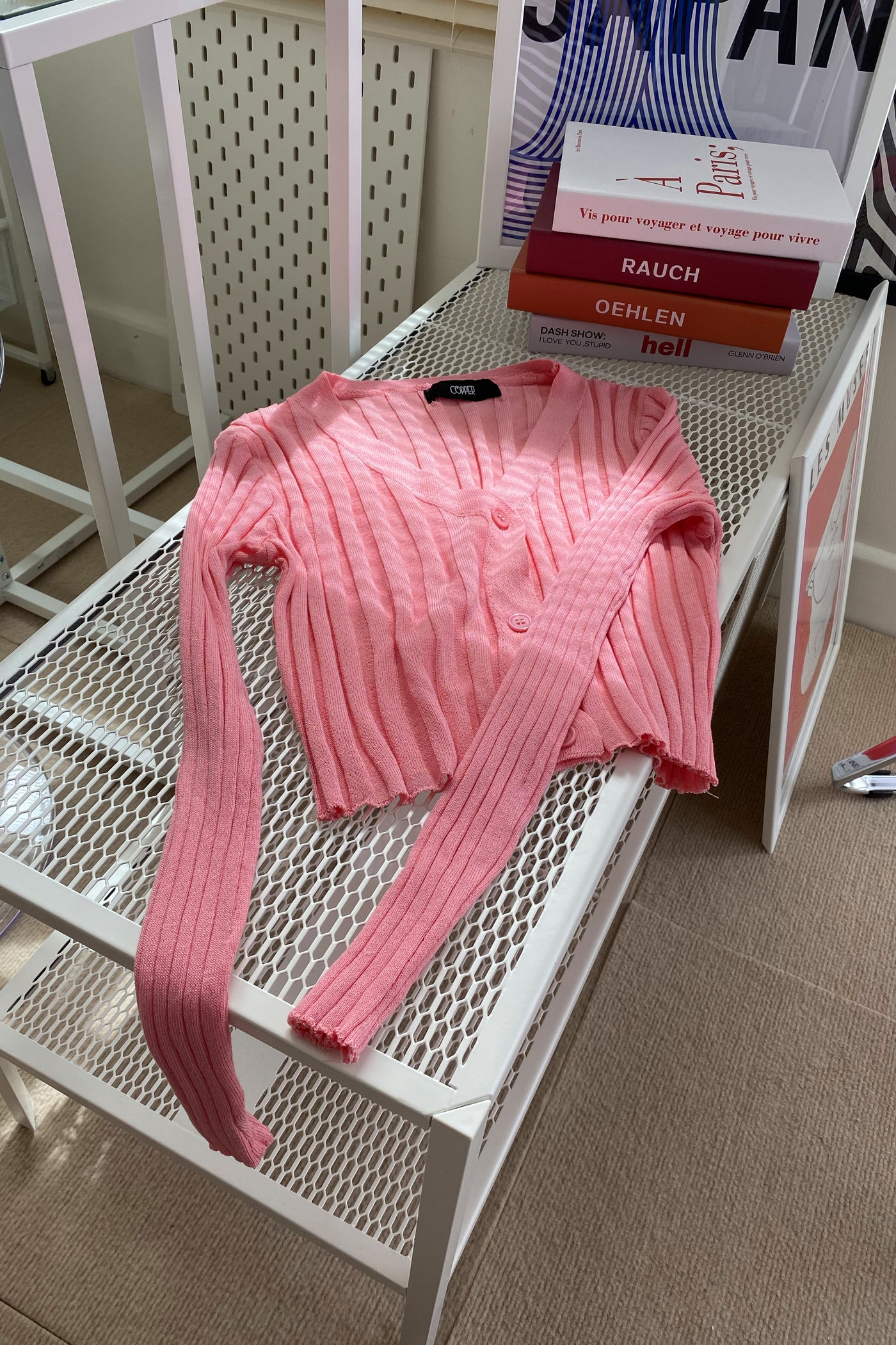 Easy Lover Lightweight Knit Cardigan - Raspberry
