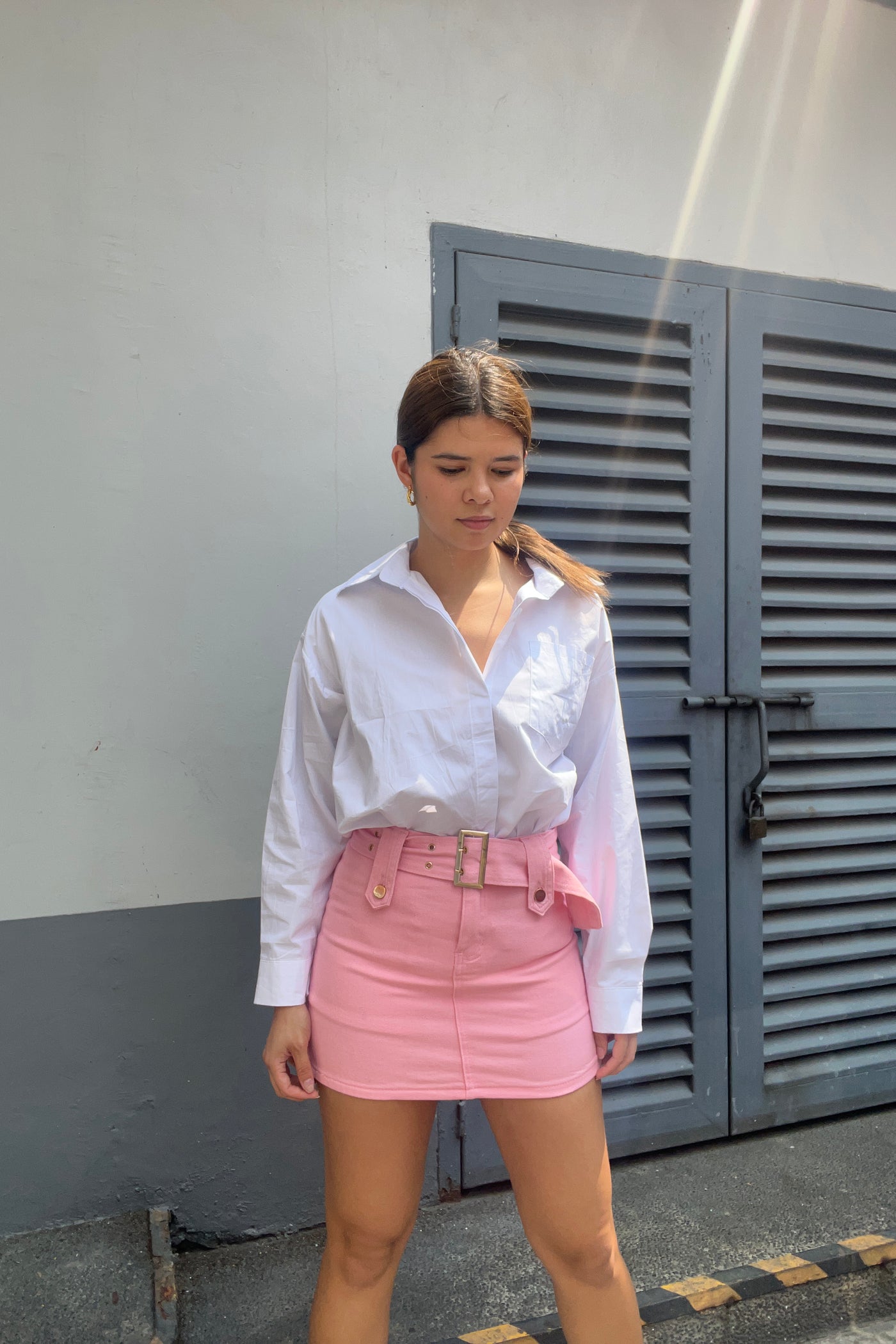 [Good Jeans] Get It Hot Mini Skirt - Pink