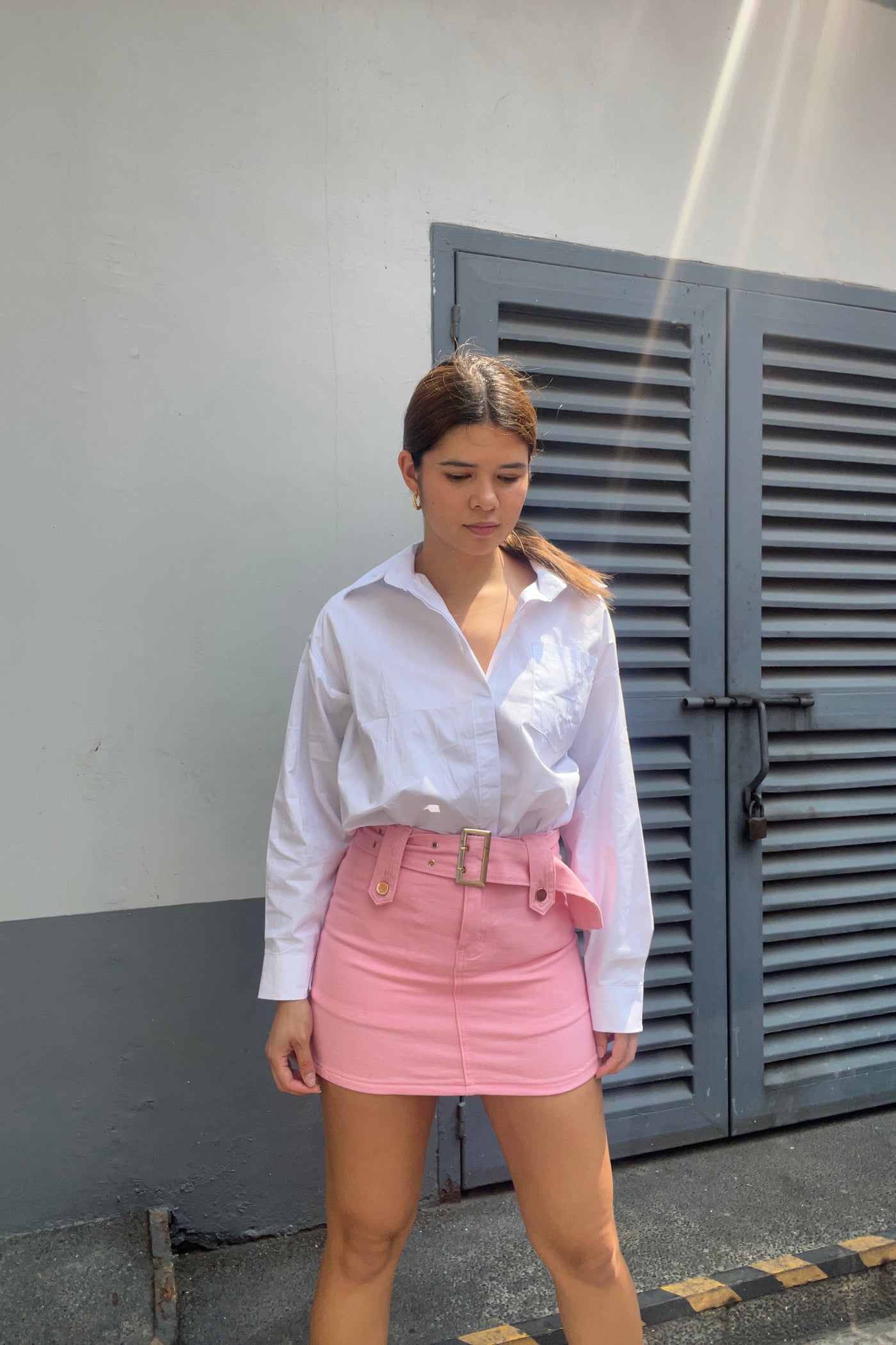 [Good Jeans] Get It Hot Mini Skirt - Pink